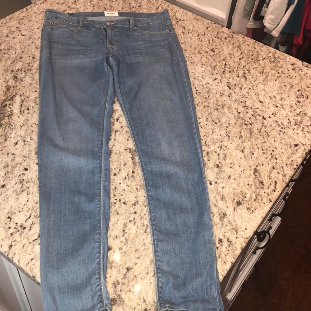 Hudson skinny jeans.
